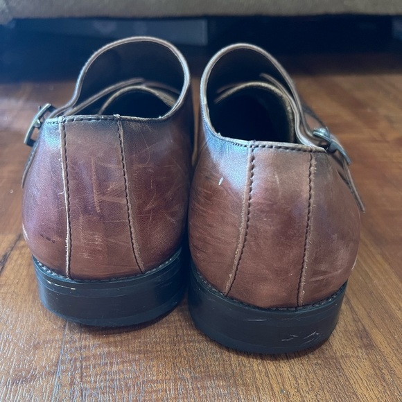 Asher Green Dress Shoes, Double Monk Strap Formal Mens Shoes 13 - Picture 2 of 9